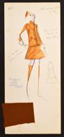 Karl Lagerfeld Fashion Drawing - Sold for $1,820 on 04-18-2019 (Lot 72).jpg